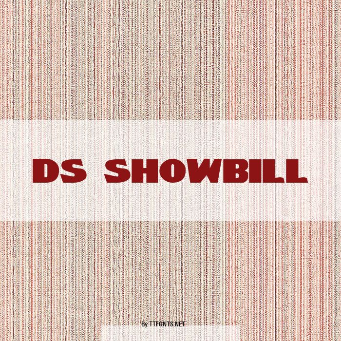 DS ShowBill example